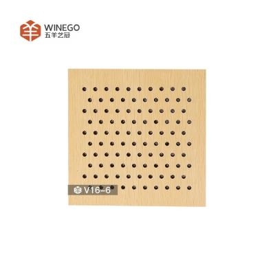 China School Modern High Quality Eco - Friendly Household Decorate Wooden Perforated Acoustic Panel for sale