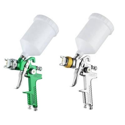 China Gravity Fed Car Paint Spray Gun 1.4mm HVLP Model Width 24cm 1/4 Inch Air Tool 600ml Cup Nozzle 120mm for sale