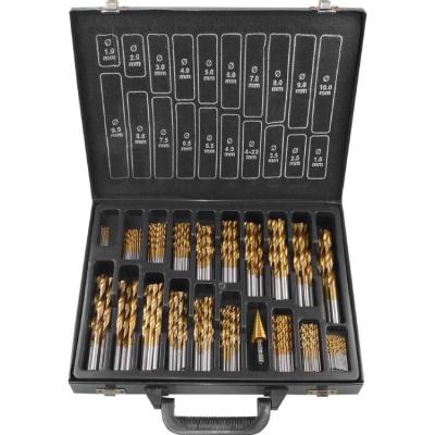 China Household Repair 231pcs Set HSS Twist Drill Bits Titanium Coated Drill Bits Kit for sale