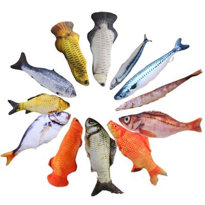 China Viable Favorite Electronic Viable Soft Fish Cat Toy for sale