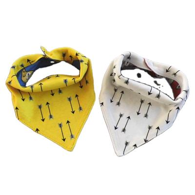 China Double Big Riangle Scarf Baby Boy Disposable Newborn Bandana Bib for sale