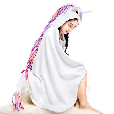 China New Handmade Custom Dinosaur QUICK DRY Terry Premium Hooded Bath Towel for Kids with Tassels for sale