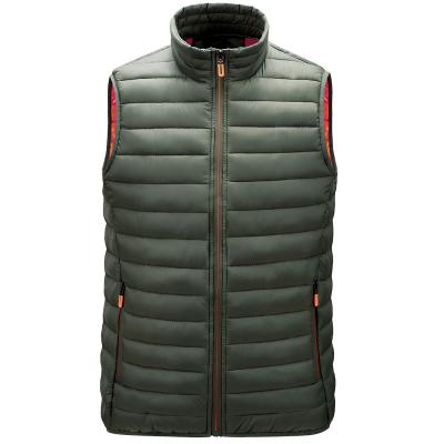 China Anti-pilling 935 Winter Mens Vest Jackets Stripper Sleeveless Bubble Warm Jacket Vest Outwear Custom Mens Vest Jacket for sale