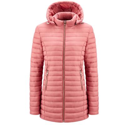 China 987 Winter Women's Detachable Jacket Cotton Bubble Stripper Jacket Coat Breathable Female Hat for sale