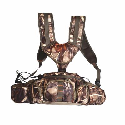 China New Soft Flannettle Camouflage Fanny Pack With Harness Waist Hunting Pouch For Hiking Camping Running Traveling Climbing for sale