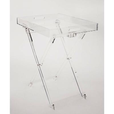 China Folding Acrylic Folding Tray Table for sale