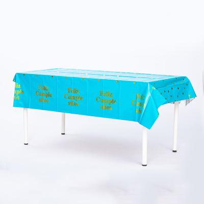 China Elegant Rectangular Printed Tablecloth Waterproof And Oilproof For Banquets Weddings And Outdoor Events for sale