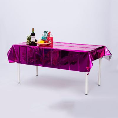 China Tejido de mesa de película de aluminio PET impermeable personalizado para decoración de juguetes / regalos en venta