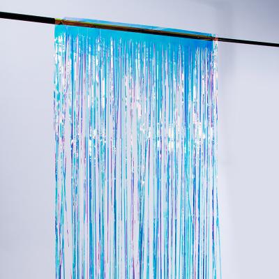 China Shimmery Party Dressing Metallic Fringe Backdrop For Birthday Wedding And More Easy To Hang Indoor / Outdoor Party Decor for sale