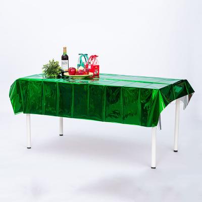 China Cubierta de mesa de papel rectangular de papel de aluminio moderno para la decoración de la fiesta de cumpleaños Juguete / regalo publicidad en venta