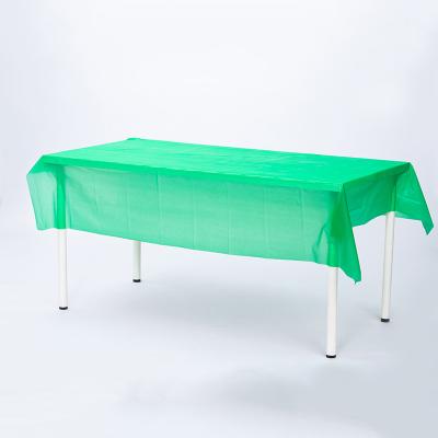 China White Rectangular Eco Friendly Pe Party Table Cover For Indoor And Outdoor Events for sale