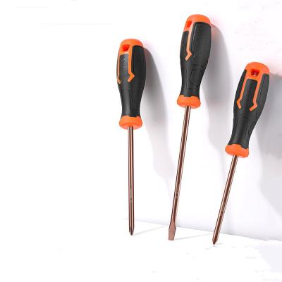 China Comfortable  Non-Slip Handle Magnetic Phillips Screwdriver With Chromium-Vanadium Steel for sale