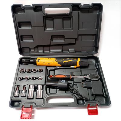 China 1500Mah Lithium Electric Ratchet Wrench 90 Degree Angle Power Torque Wrench for sale