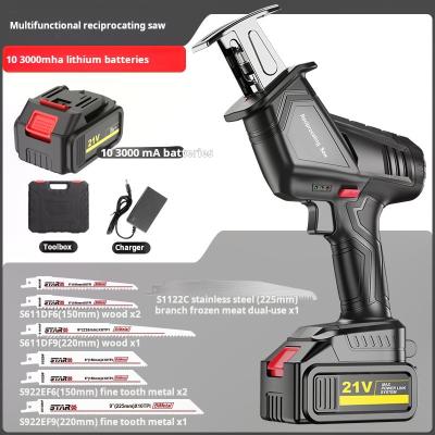 China 21V Rechargeable Portable Electric Saber Saw Outdoor High Speed for sale