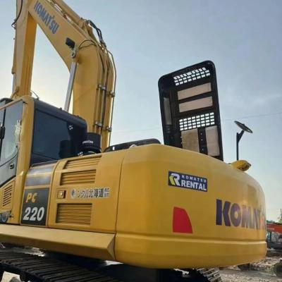 China Excavadora Komatsu PC220 de 22 toneladas com excelente desempenho e motor Komatsu SAA6D107E-1 à venda