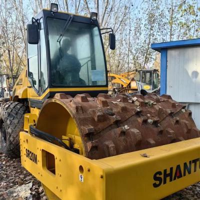 China Maquinaria de rodillos de segunda mano de Shantui 20 toneladas rodillo de acero único de rodillo de vibración en venta