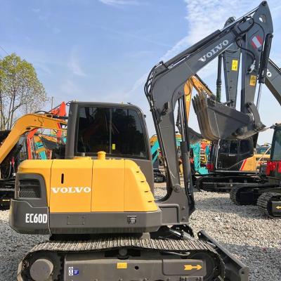 China 6 Tonnen gebrauchtes Crawler Volvo Ec60 Bagger Mini Digger zum Verkauf zu verkaufen