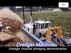 12m river cleaning dredger vessel sand dredging machine