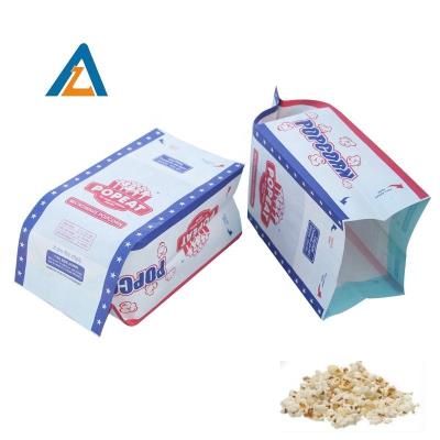 China Excellent Quality Materials Factory Price Best Price Food Grade Kraft Paper Recycled Microwave Sancks Popcorn Bags Recycled Resealable Bags for sale