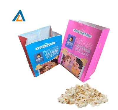 China Recycled Materials Hot Selling Kraft Paper Bag Microwave Popcorn Custom Paper Bag for sale