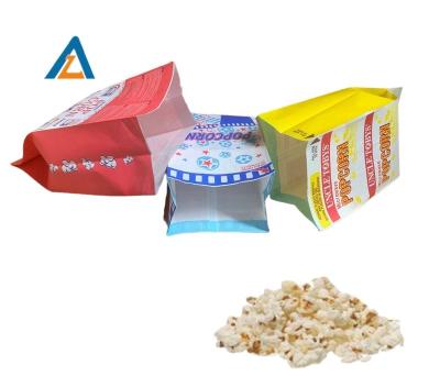 China Recycled Materials Sancks Food Paper Bags Grains Corn Rice Beans Microwave Popcorn Packing Machine for sale