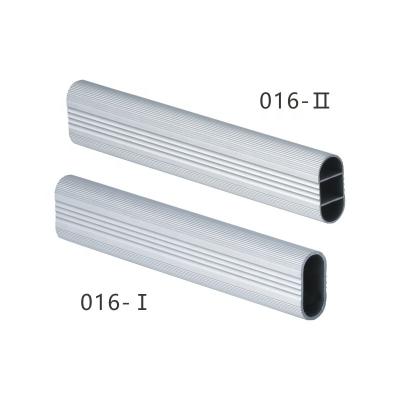 China Modern Aluminum Closet Wardrobe Hanging Rod Wardrobe Tube Oval Pipe for sale