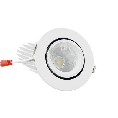 China JHOW C9317 Modern Wholesale Recessed Round Housing High Lifetime COB 17W LED Trunk Downlight for sale