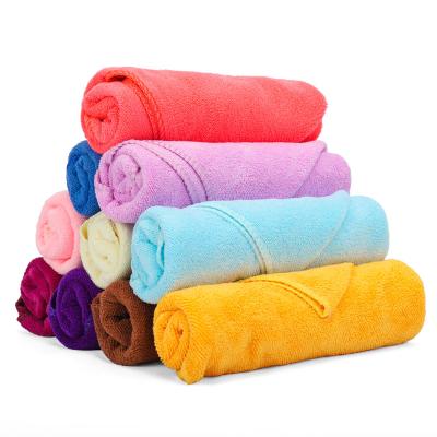 China Ambroidery Luxury Child Safe Weft Towel Microfiber Car Cleaning Cloths Microfiber Towel Knitting Car for sale