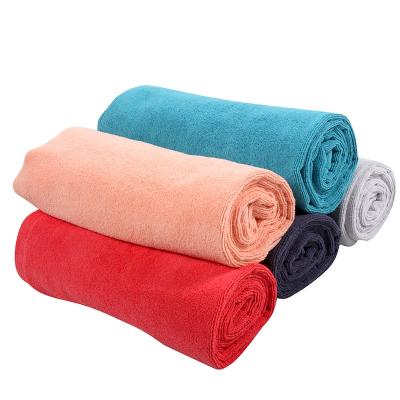 China QUICK DRY Hotel Using Models Hair Turban Microfiber Bath Towel Baby Towel 100%Microfiber Customized Bath Towel for sale