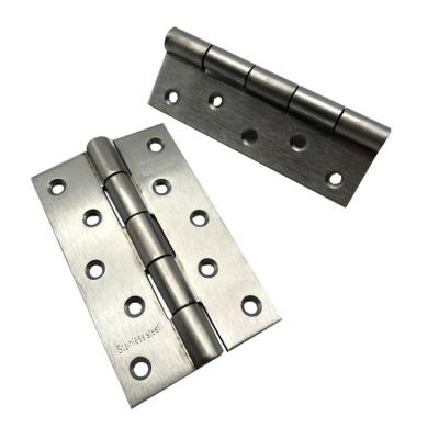 China 5 Inch Mild Steel Stainless Steel Flat Hinge Modern Popular Type Apartment Door Hinges for sale