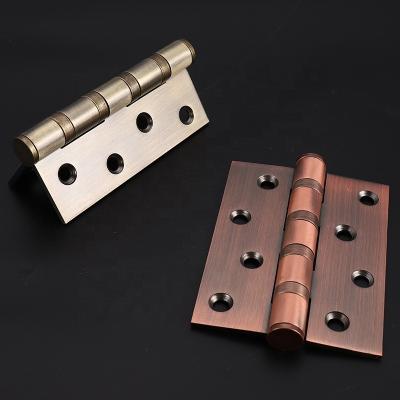 China Modern Popular 4 Inch Stainless Steel Door Hinge Furniture Flat Main Hinge for sale