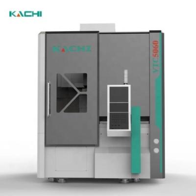 China Building Material Shops Hot Selling Metal Variable Speed ​​Lathe Desktop Medium Vertical CNC Lathe VTC5060 for sale