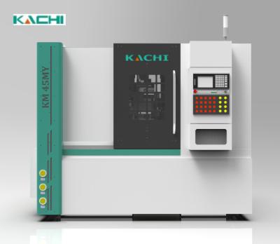 China Construction Material Stores KM45MY CNC Lathe High Precision Automatic Metal CNC Lathe Compound Machine for sale