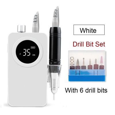 China Electric Nail Art Beauty Best Affordable Rechargeable E File Acrylics Nail Drill Sale On Amazon Ebay for sale