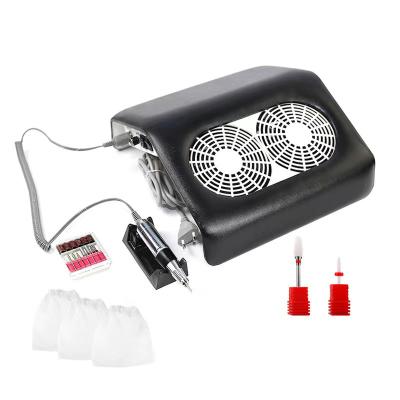 China Durable Nail Dust Collector Vacuum For Manicure With Filters Suction Fan For Acrylic Nail Dust Extraction for sale