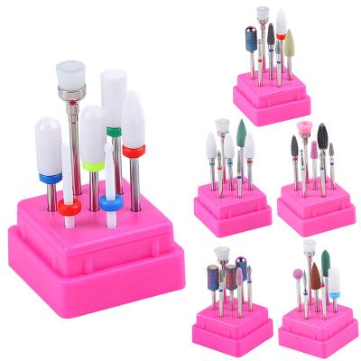 China High Quality High Speed ​​Ceramic Nail Drill Bit Set Pedicure Burr File Electric Grinding Manicure Bit For Drill Machine for sale