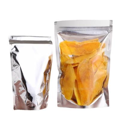 China Moisture Proof Silver Kraft Aluminum Foil Bag For Food, Aluminum Foil Mylar Pouch Ziplock Bag, Customized Resealable Mylar Bags for sale