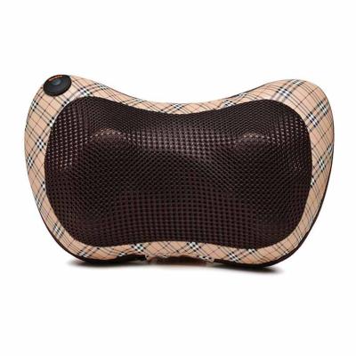 China Multifunctional Electric Neck Back Neck Shiatsu Neck Massager Portable Pillow with Heat for sale