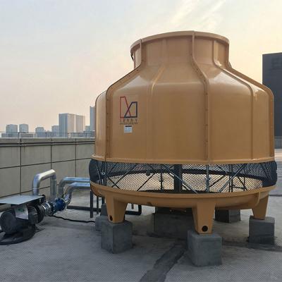 China Industrial Cooling System FRP Material Mini Induction Furnace Cooling Tower Cross Flow HVAC Cooling Tower for sale