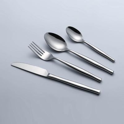 China High Quality Forged Viable Stainless Steel Cutlery Set Spoon Fork Knife Flatware Set Cutlery Set for sale