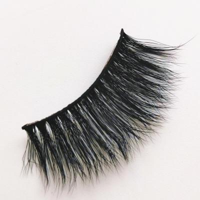 China Natural 25mm Long 6d Premium Very Light Mink Eyelashes With Custom Box for sale