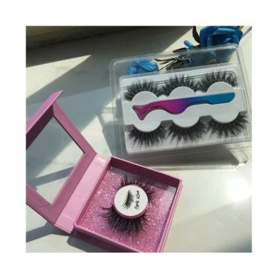 China Wholesale New Style Natural Soft Hot Real 3d Eyelash 18mm Eyelash Mink Eyelashes Sale for sale