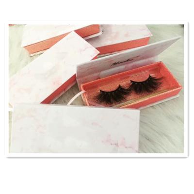 China 5d 25mm 30mm Long Natural Loose Fluffy Siberian Mink Long Lashes for sale