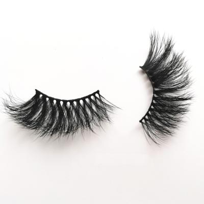 China 25-30 times best selling eyelash wholesale price 100% real 25mm tapered 5d mink eyelashes for sale