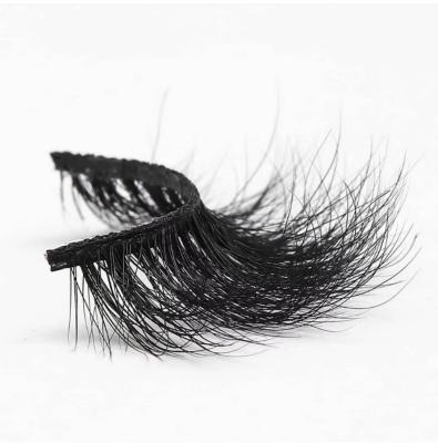 China Wholesale 27mm Mink 5d Mink Eyelash Full Lashes Strip Long Perfect Craft Luxurious Fluffy Awesome Natural for sale