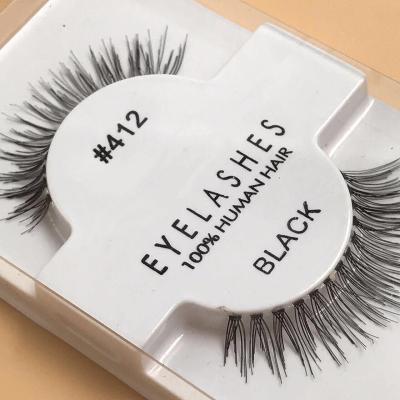 China Eyelashes Natural Soft 100% Human Hair With Private Label Eyelash Box for sale