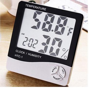 China Portable Mini 2021 Hot Selling Rugged Digital Thermometer and Hygrometer with Alarm Multifunctional Digital Thermometer and Hygrometer for sale