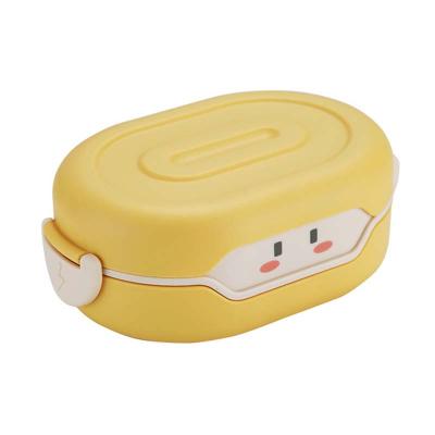 China Factory wholesale cute portable food container viable cute portable food container kids student food bowl set for sale