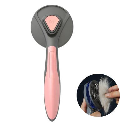 China Cat Brush Dog Comb Hair Viable Removes Self Cleaning Molding Slicker Brush Pets Massage Brush for sale