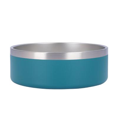 China Sustainable Wholesale Insulated Stainless Steel Water Food Bowl For Dogs for sale